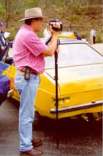 Russell Mills with LaserTech gear